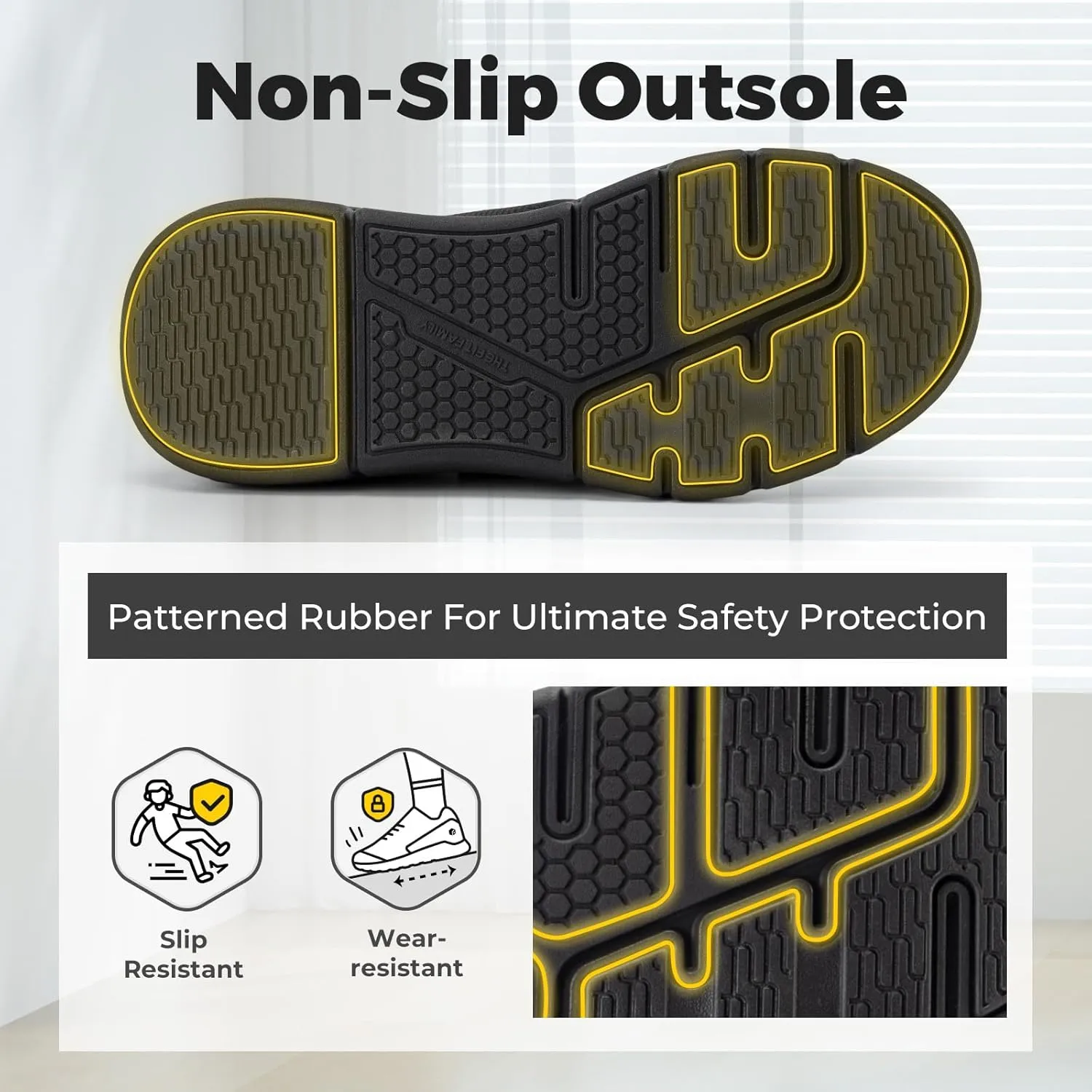 FitVille Diabetic Shoes for Men Extra Wide, Hook and Loop Walking Shoes for Elderly for Swollen Feet Foot Pain Relief Neuropathy - EasyTop V10