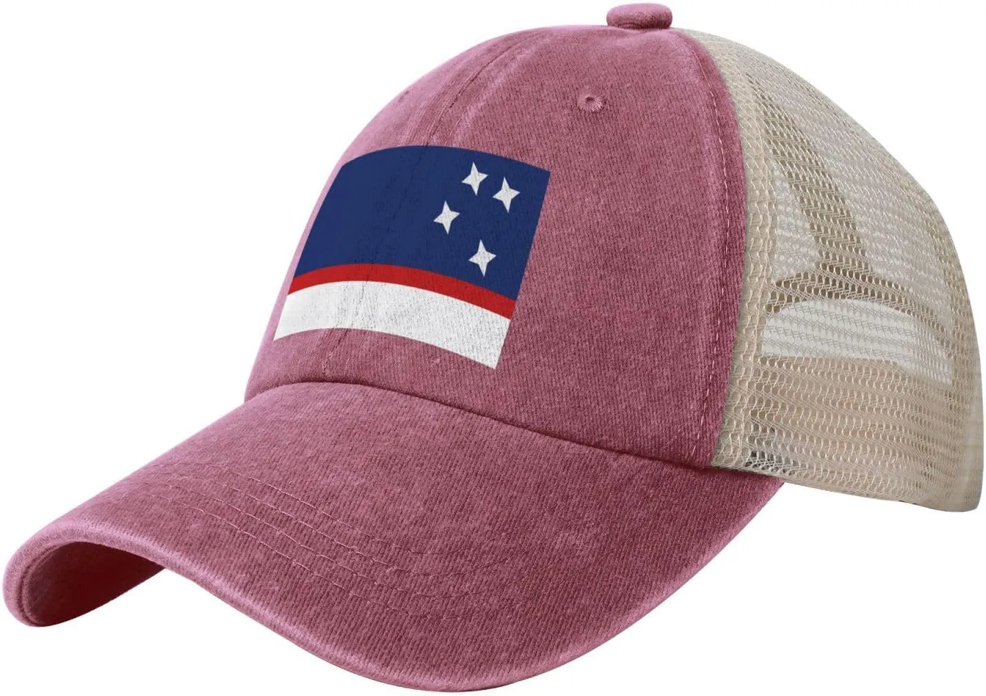 Flag of Patagonia Baseball Cap Women Men Mesh Back Denim Hat Vintage Trucker Hats Dad Caps