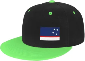 Flag of Patagonia Snapback Hats for Men Women Hat Baseball Cap Flat Bill Visor White Hat