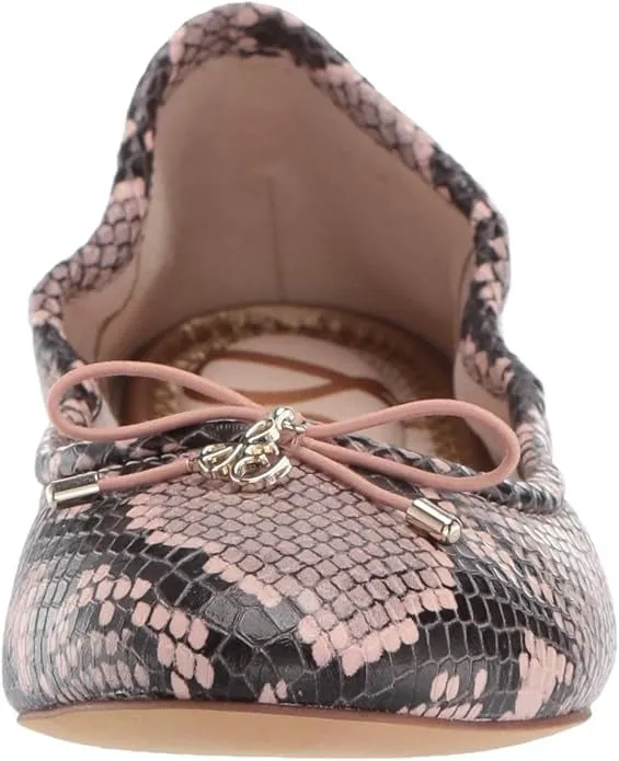 Flats Toe Lotus Slip Flexible Felicia Sam Supportive team Pink Excellent Rounded On Edelman Ballet