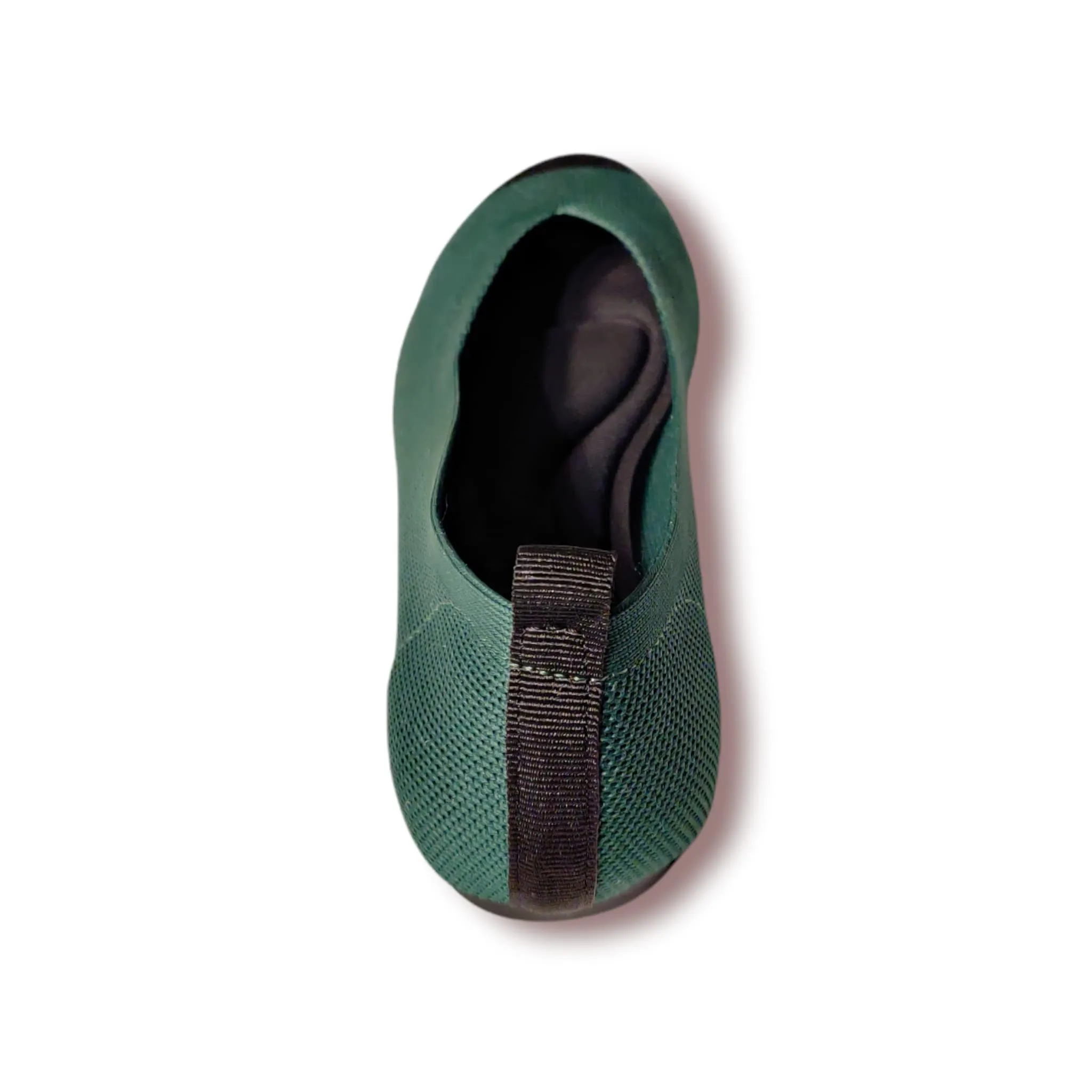 French Blu Sally Slide On Ballet Flat Shoes, Green, 7
