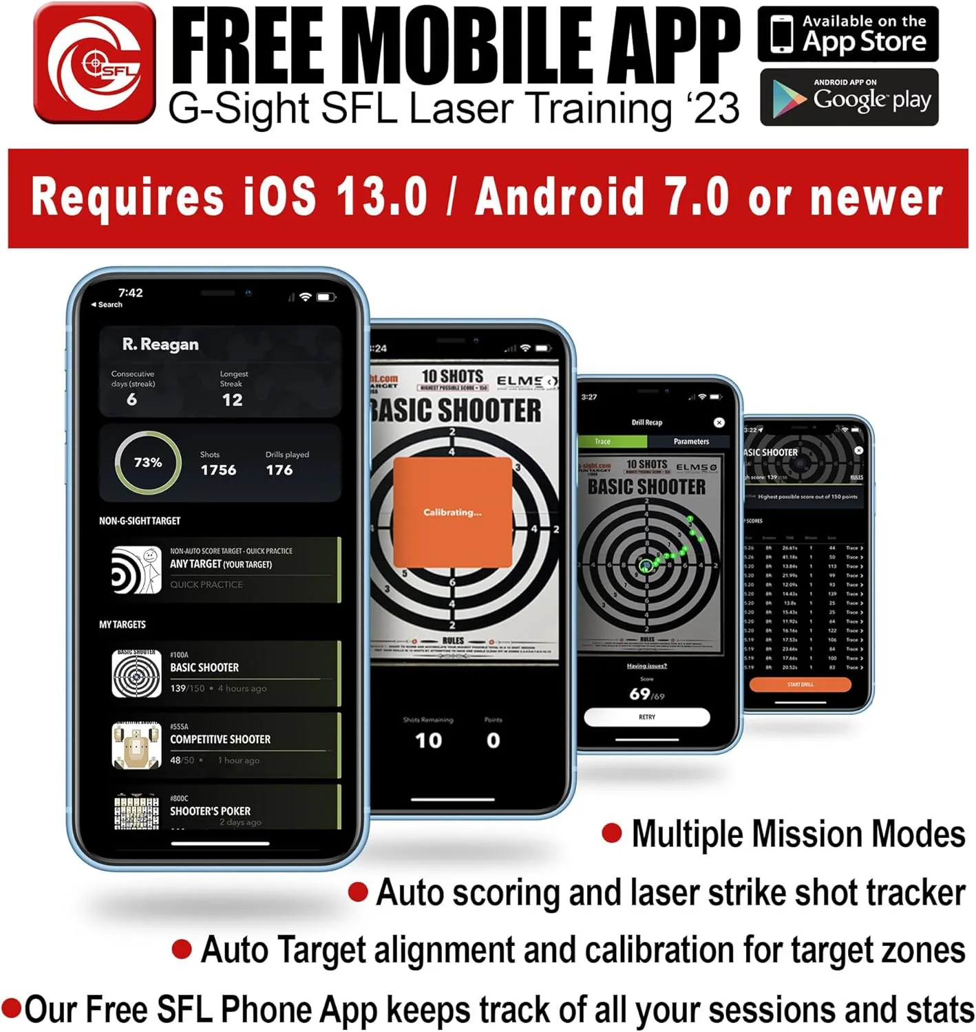 G-Sight ELMS Plus Cartridge | Dry Fire Laser Training System | Free iPhone/Android App | Best in Class Accuracy & Compatibility | 100% Guarantee