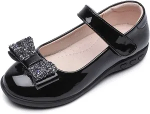 Girls Mary Jane Strap School Uniform Dress Flat Ballet Shoes