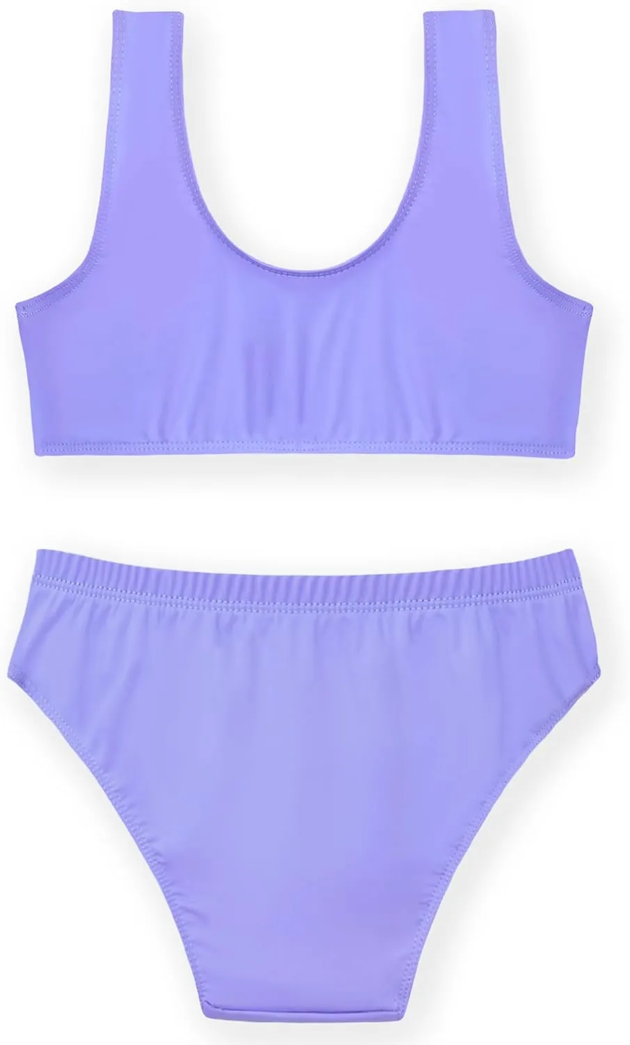 Girls Swimsuits Two Piece Bathing Suits Sport Beach Bikini Sets UPF 50  Teen Summer Swimwear with Chest Pad