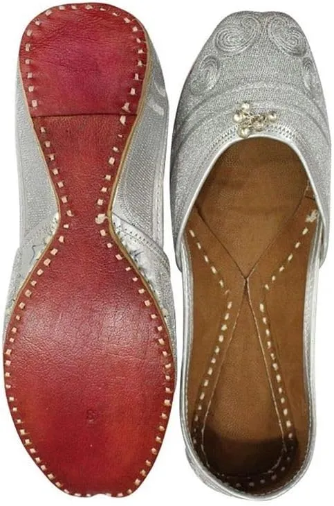 Gold Punjabi Jutti for Ladies Jutti Shoes Punjabi Shoes Handmade Shoes Ethnic Mojari Traditional