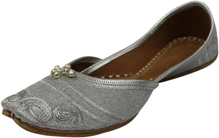 Gold Punjabi Jutti for Ladies Jutti Shoes Punjabi Shoes Handmade Shoes Ethnic Mojari Traditional