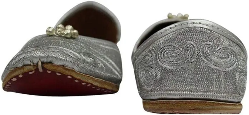 Gold Punjabi Jutti for Ladies Jutti Shoes Punjabi Shoes Handmade Shoes Ethnic Mojari Traditional
