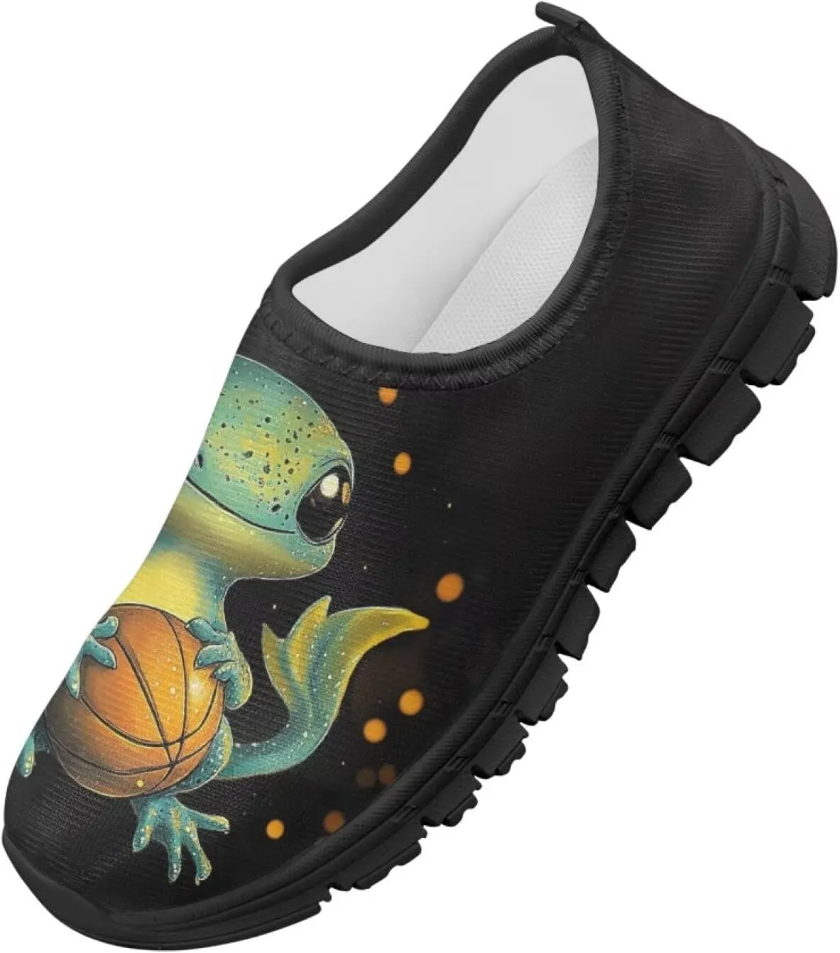 GOSTONG Boys Girls Slip On Sneakers Little Big Kids Casual Gym Tennis Shoes Lightweight Non Slip Walking Shoes Black Sole Size 11-15