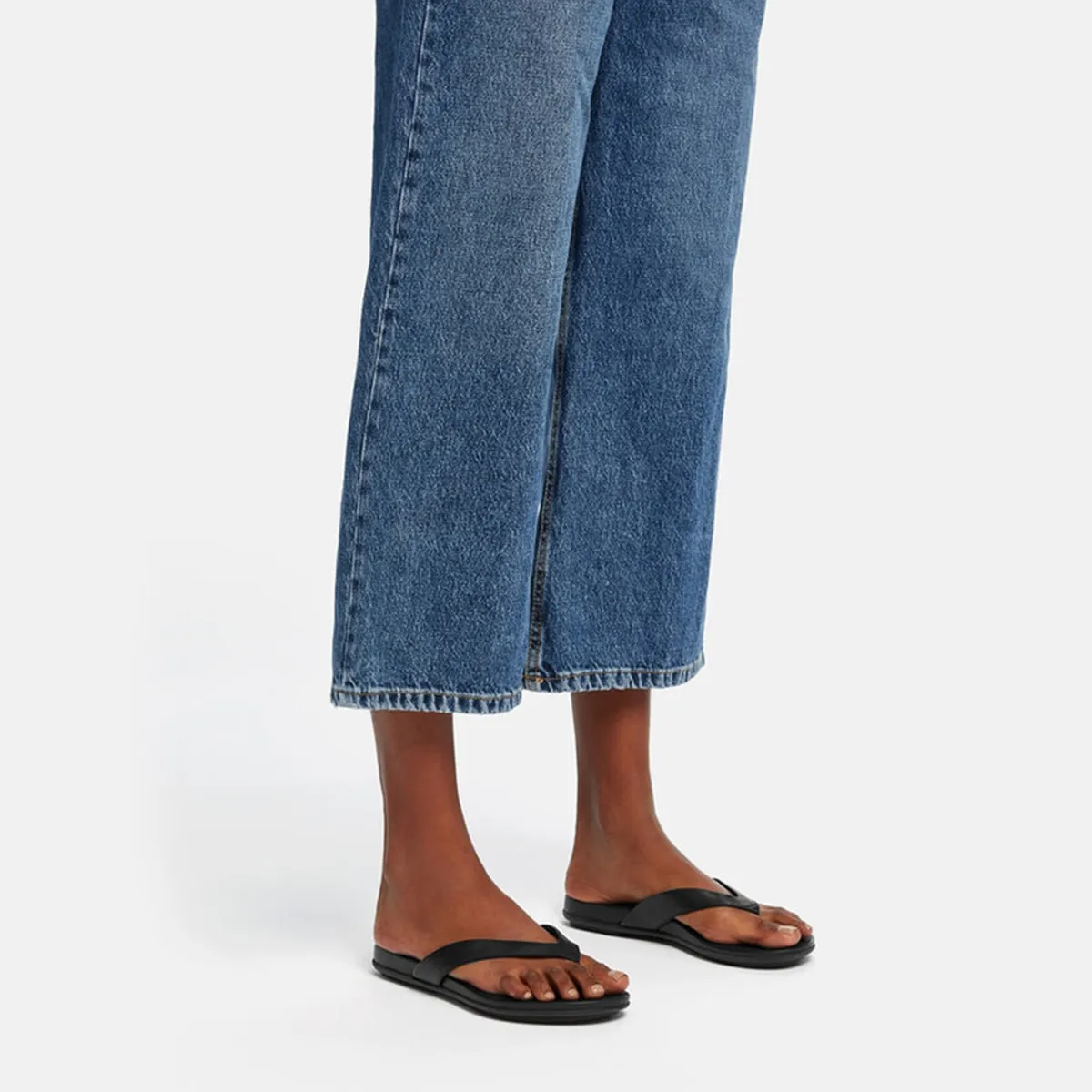 GRACIE Leather Flip-Flops