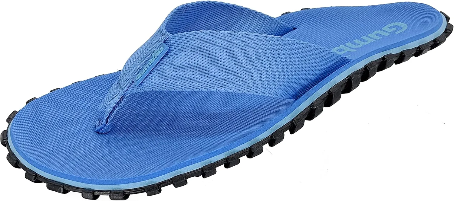 Gumbies Duckbill Unisex Waterproof Flip Flops with Supersoft Fabric Toe Post and Durable Recycled Rubber Sole - Comfort Guaranteed