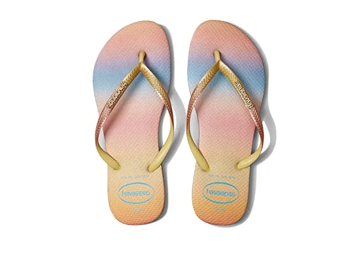 HAVAIANAS SLIM GRADIENT SUNSET - PIXEL YELLOW