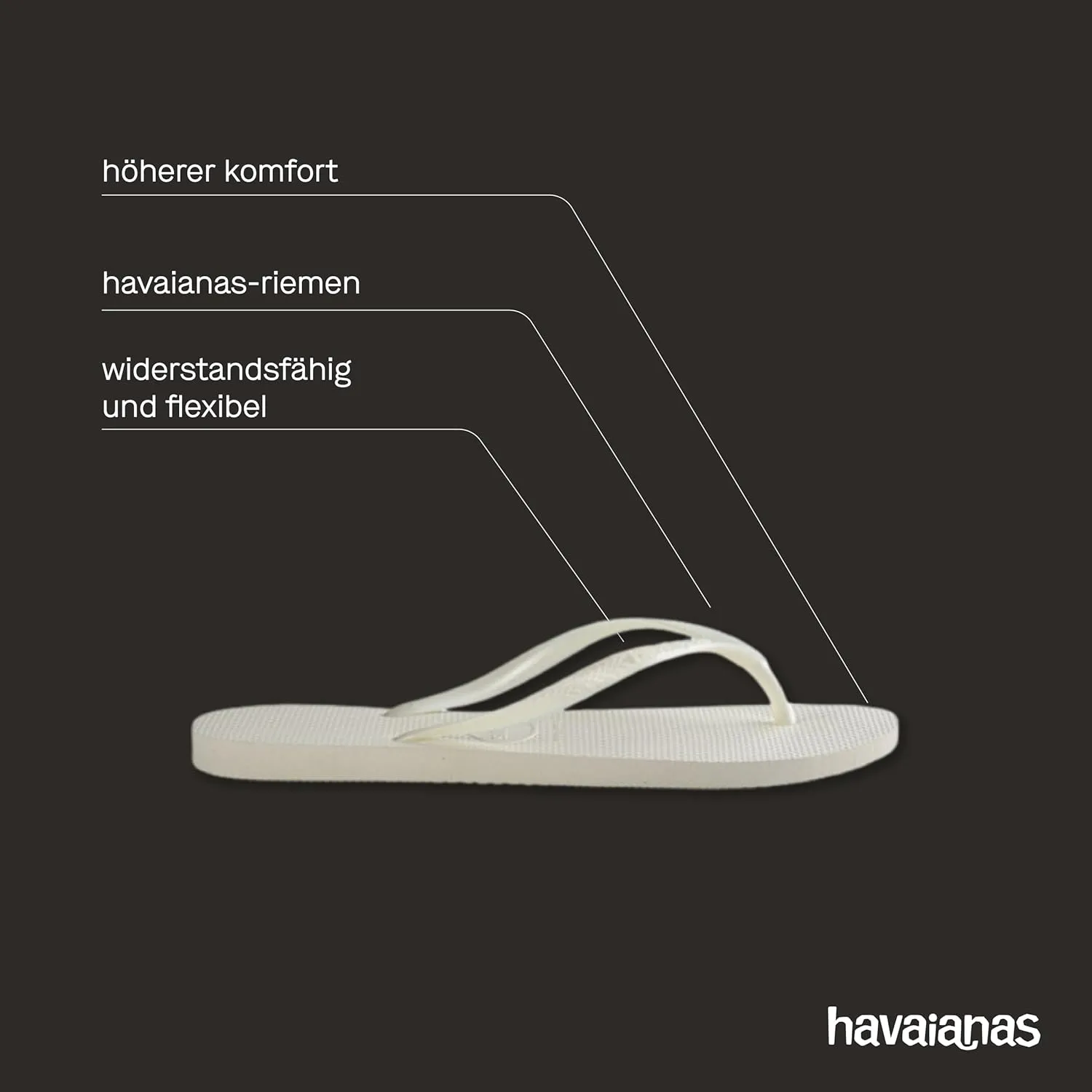 Havaianas Unisex Flip Flops Flo