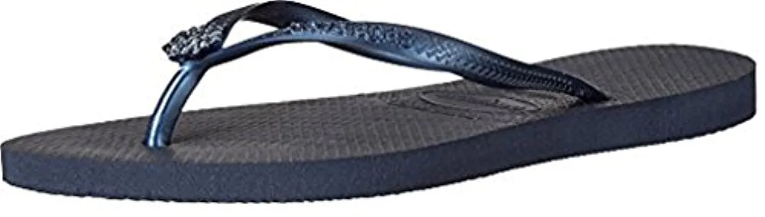 Havaianas Women's Slim Crystal Poem Flip Flop