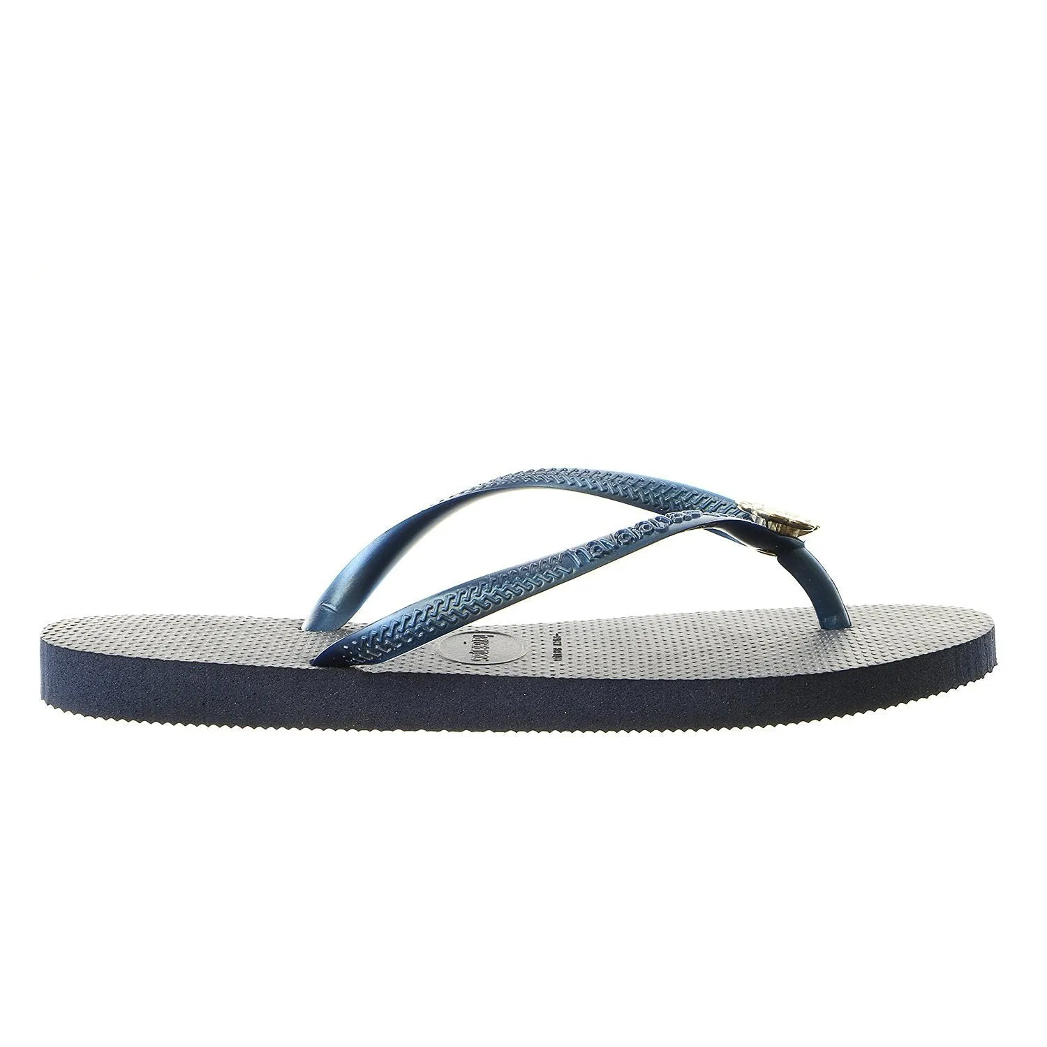 Havaianas Women's Slim Hardware Spider Slip On Rubber Flip Flop Rose Gold (41-42)