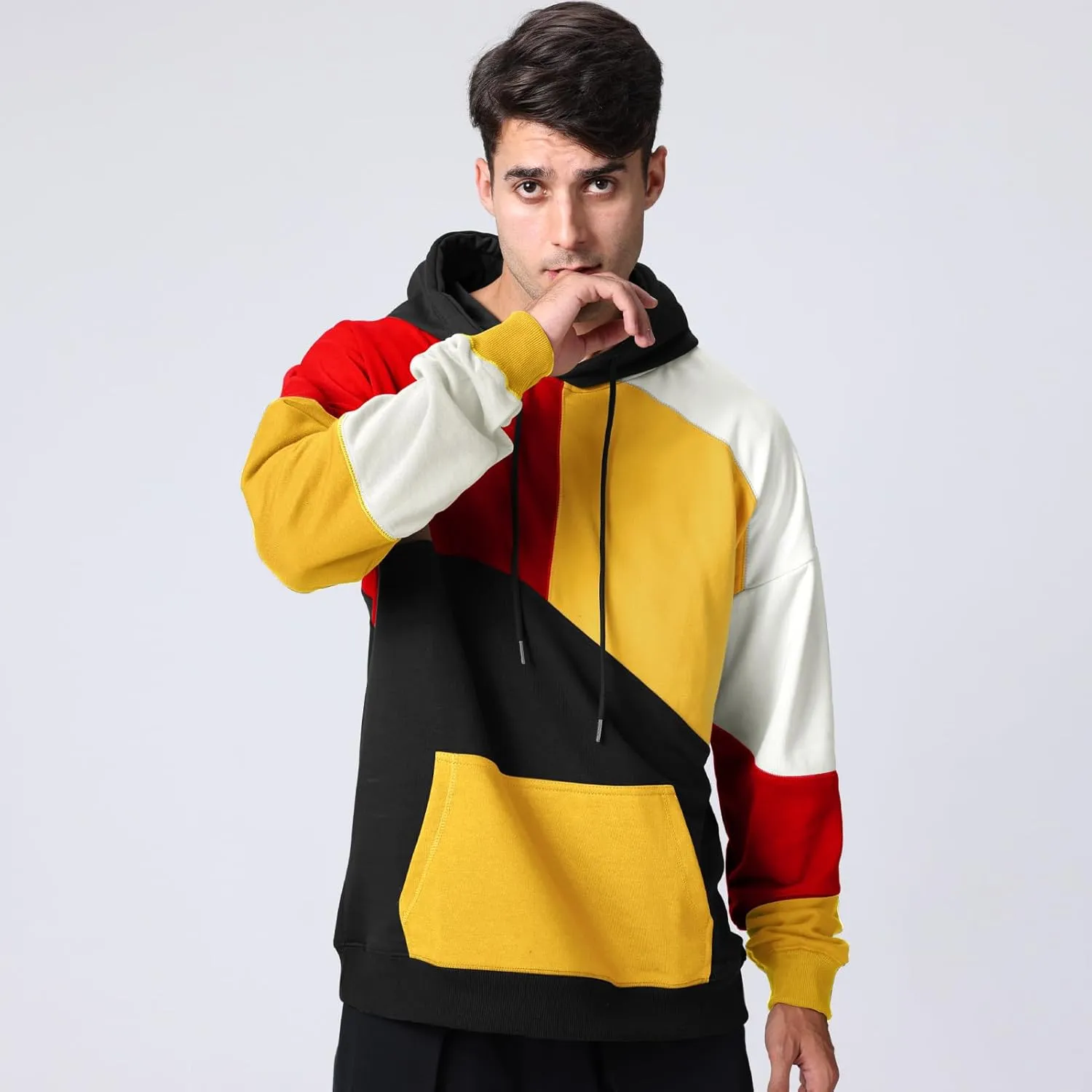 Hoodies for Men & Woman Pullover, Mens Fashion Hip-Hop Hooded Sweatshirt Casual Long Sleeve