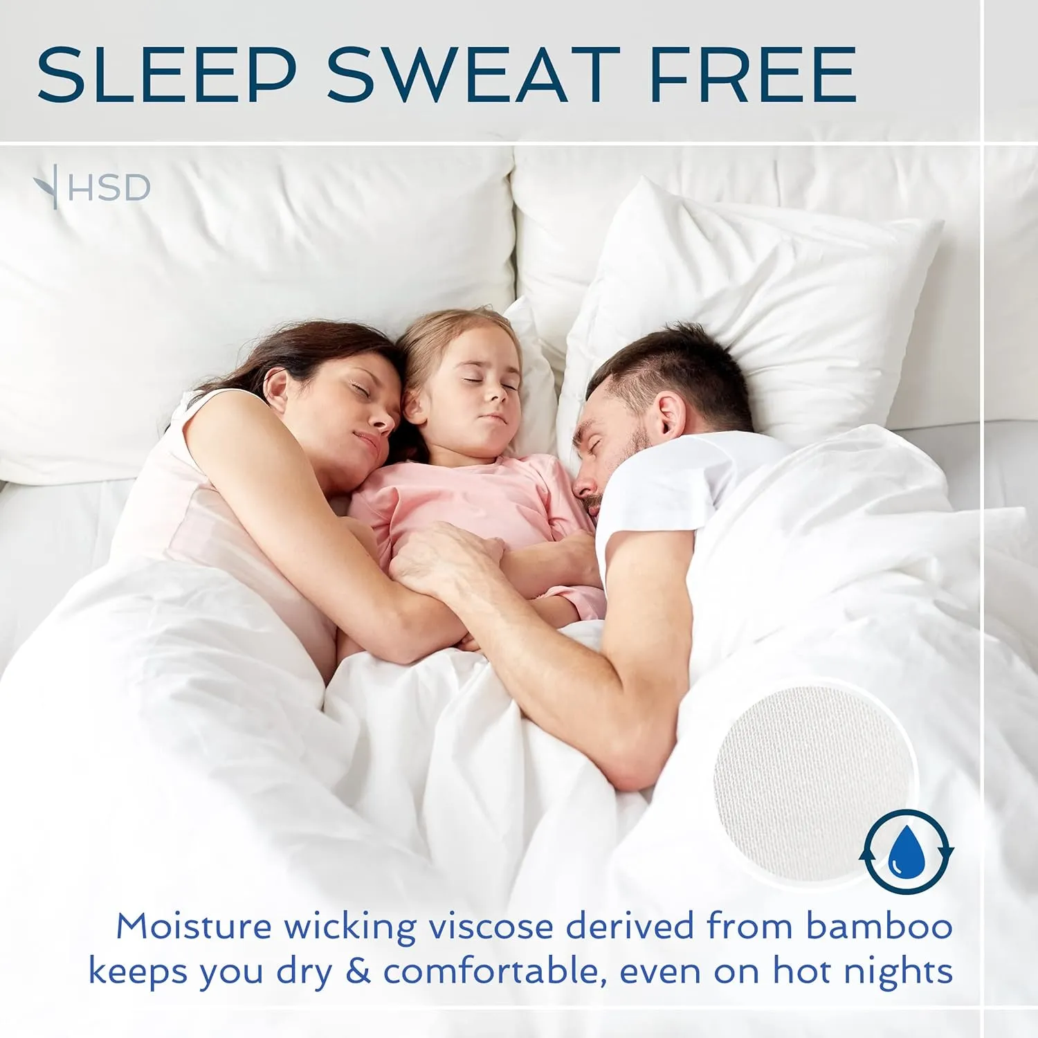 Hotel Sheets Direct 4 Piece Bed Sheet Set Queen Size, 100% Viscose Derived from Bamboo Sheets Set with 2 Pillowcases, Cooling & Breathable Luxury Bedding, Moisture-Wicking & Silky Soft Texture, Black