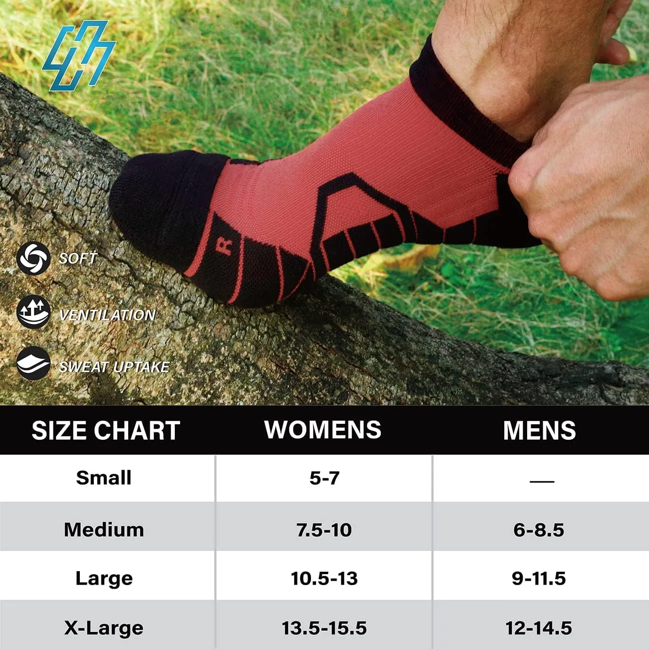 Hylaea Athletic Running Socks Cushion Padded Moisture Wicking Low Cut