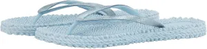 ILSE JACOBSEN HORNBAEK Women's Cheerful 01M Flip-Flop (Bluebell Snakeskin, 9)