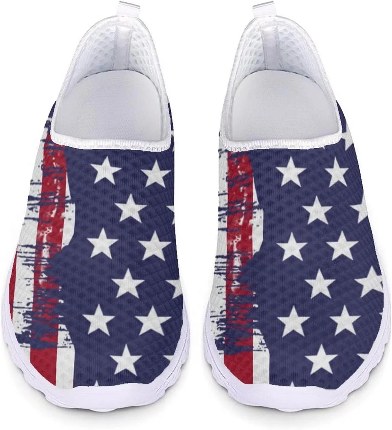 INSTANTARTS 3D Animal Women's Breathable Flat Running Water Shoes Beach Loafer