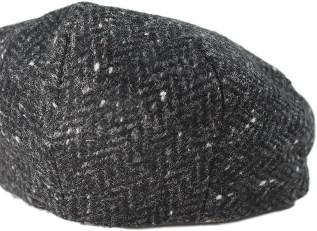Irish Newsboy Flat Cap for Men Made in Ireland, 100% Irish Wool