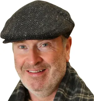 Irish Newsboy Flat Cap for Men Made in Ireland, 100% Irish Wool