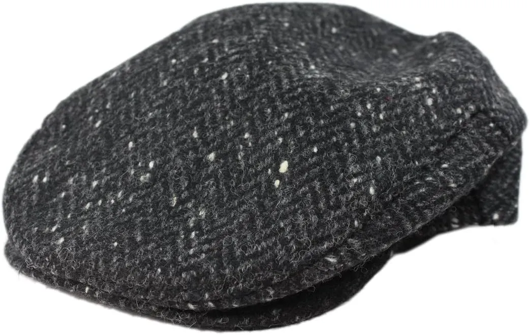 Irish Newsboy Flat Cap for Men Made in Ireland, 100% Irish Wool