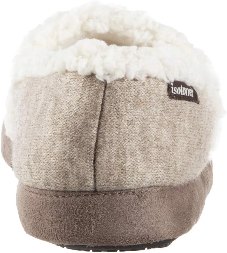 isotoner Marisol Microsuede Women's Slippers, Memory Foam, Indoor/Outdoor Sole