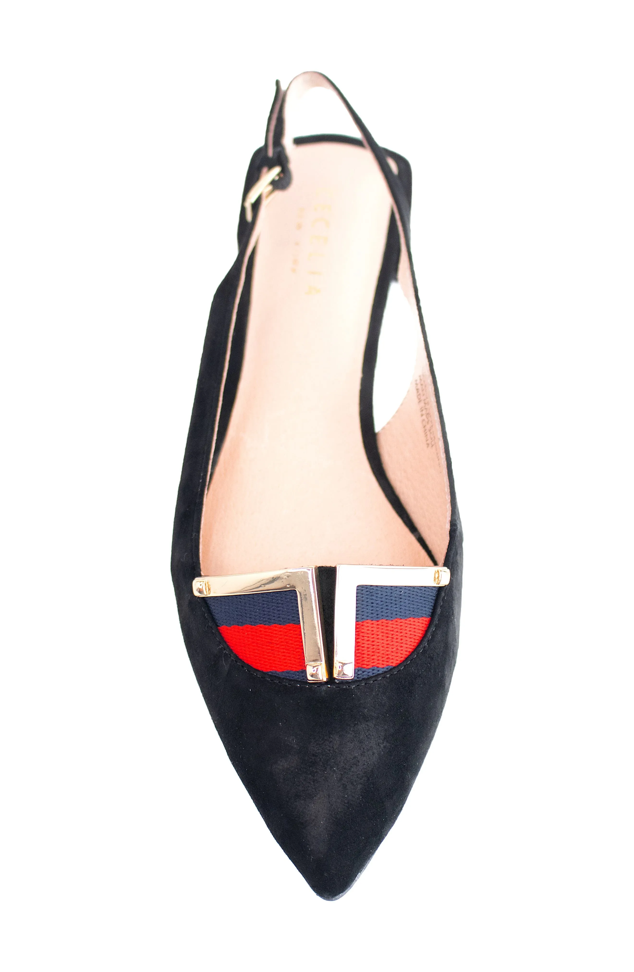 Jacqueline Back Toe Flats York Sling Cecelia Womens Customized options Pointed Secure Slingback New Shoes