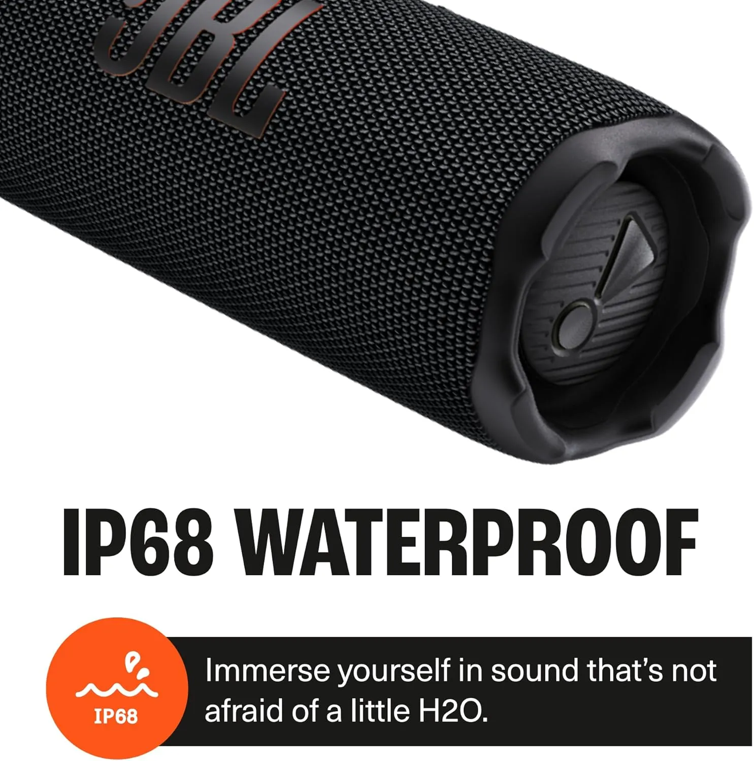 JBL FLIP 7 Bluetooth Speaker & divvi! Premium Hard Case Bundle - Black