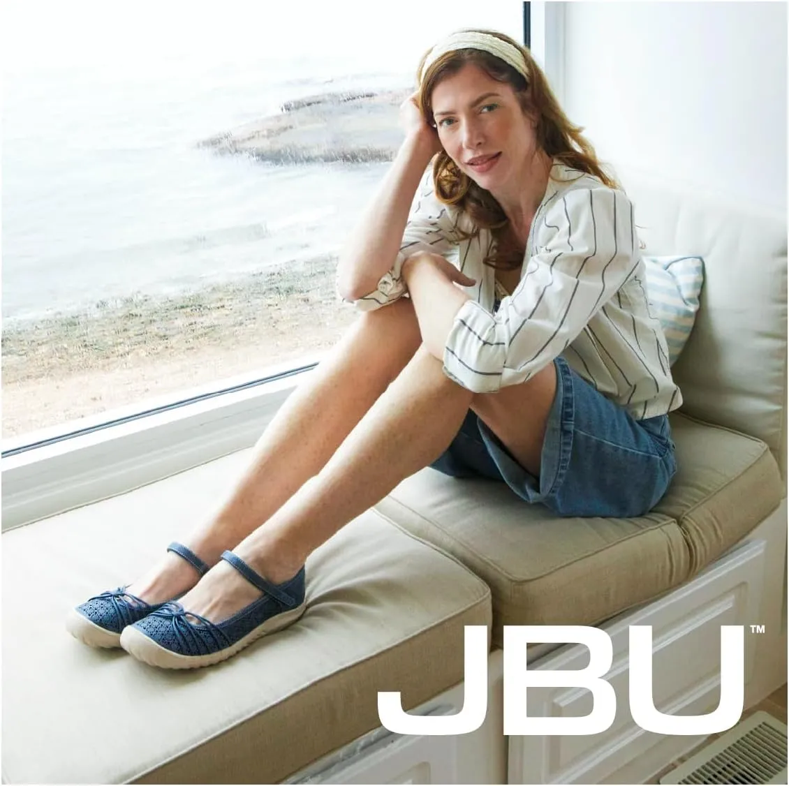 JBU Women's Ramy Mary Jane Flat