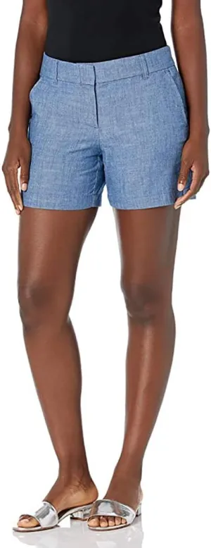 J.Crew Mercantile Women's 5" Classic Chino Short (14, Chambray)
