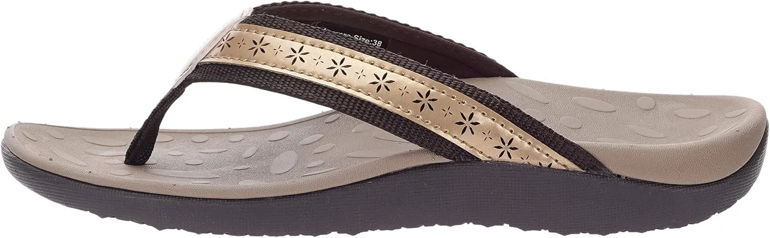 Joomra Women's Flip Flops Arch Support Orthotic Toe Post Thong Sandals