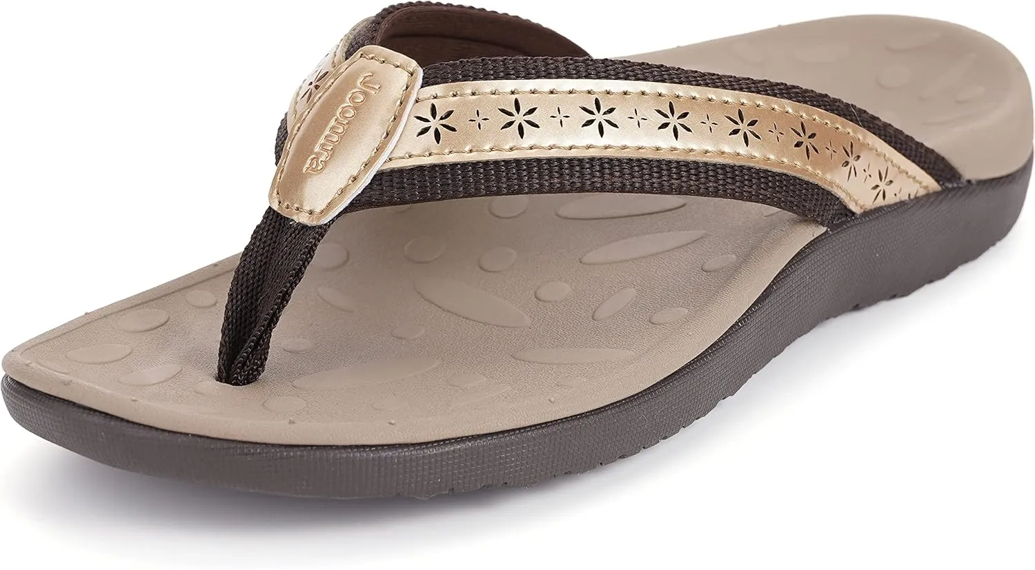 Joomra Women's Flip Flops Arch Support Orthotic Toe Post Thong Sandals