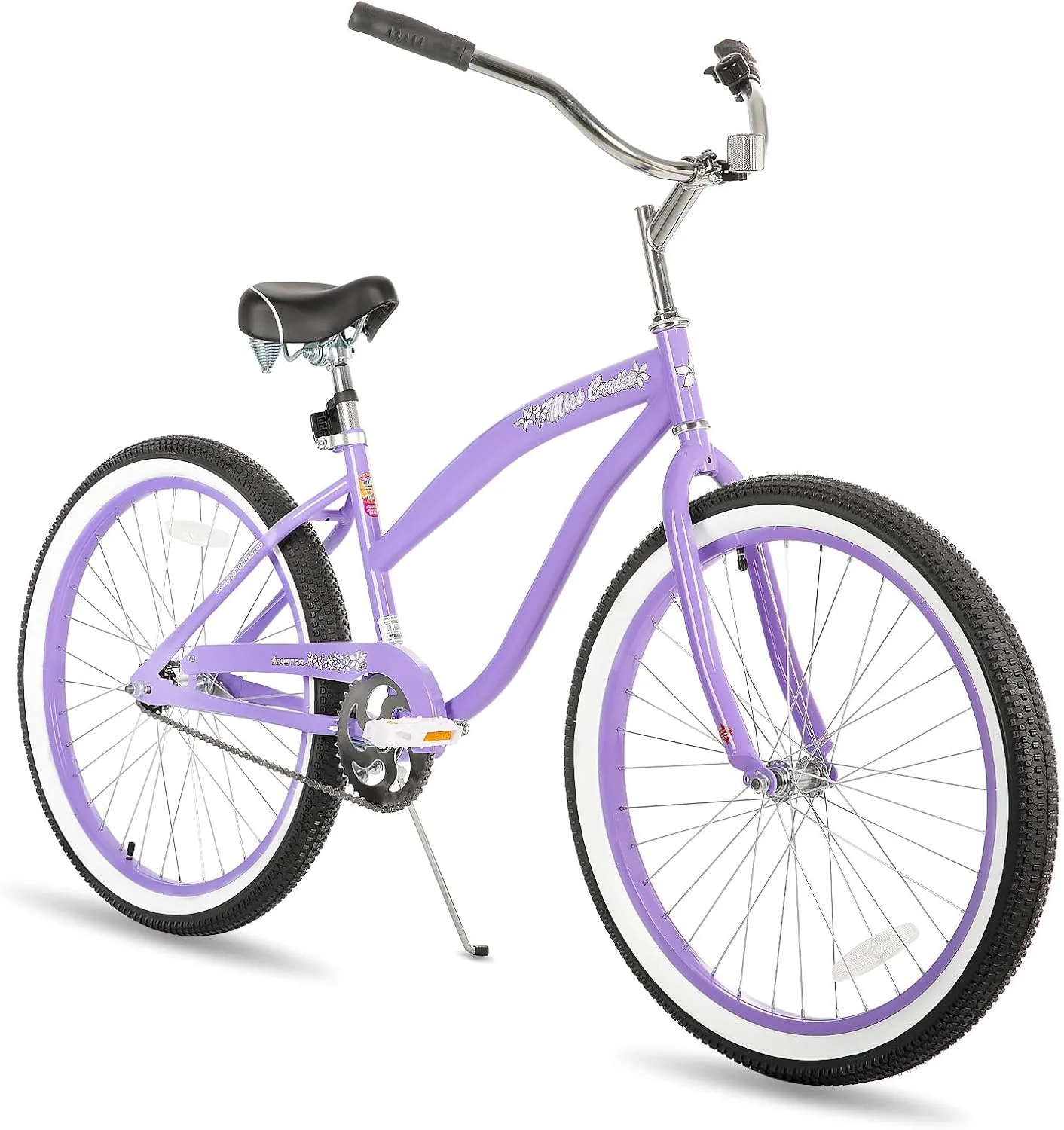 JOYSTAR 20" 24" 26" Beach Cruiser Bike for Girls, Boys, Mens and Womens, Single Speed Kids Cruiser Bikes with Coaster Brake, Multiple Colors