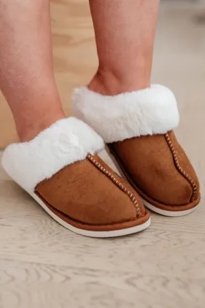 Just Chilling Faux Fur Slippers - Vegan Leather, Mule Slide, Cozy Comfort