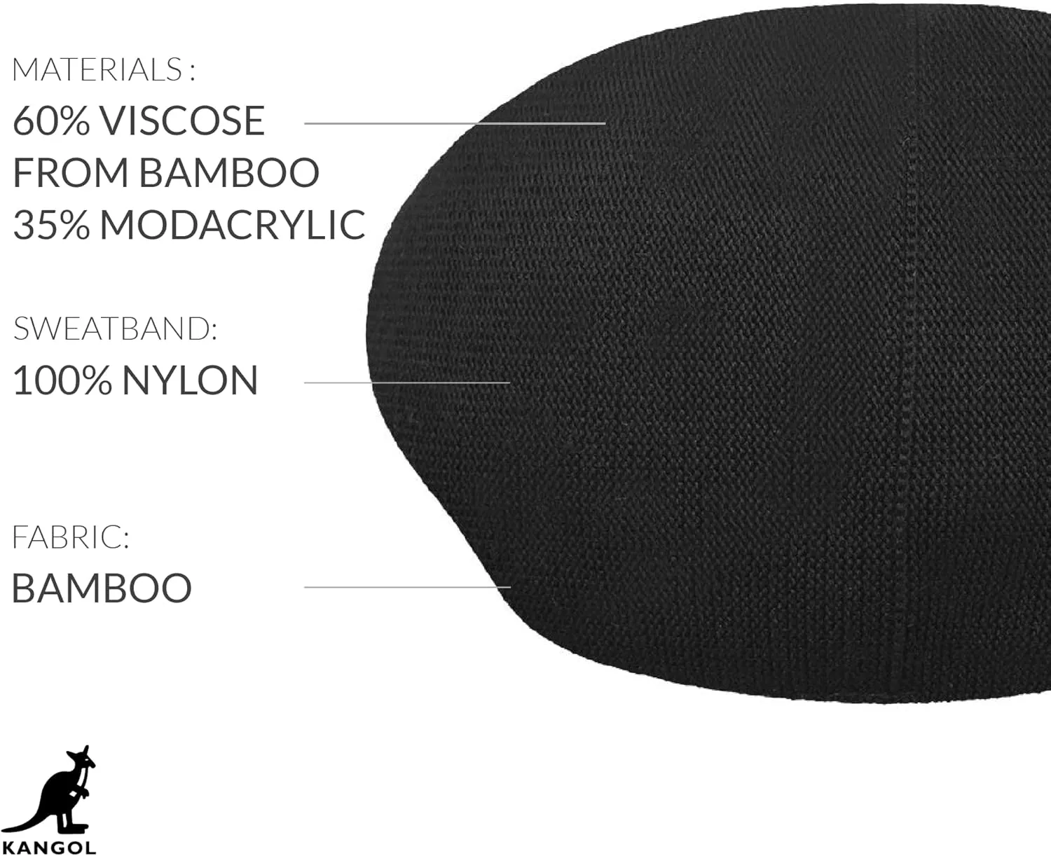Kangol Bamboo 507 Hat - Mahogany/XXL Ivy Caps & Flat Caps