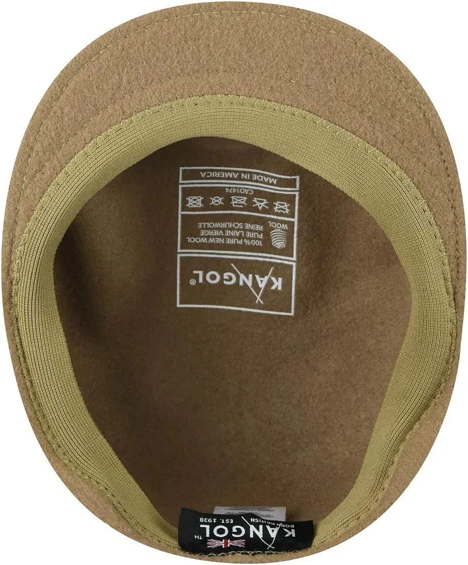 Kangol Wool 504 Hat - Warm Grey/L Ivy Caps & Flat Caps