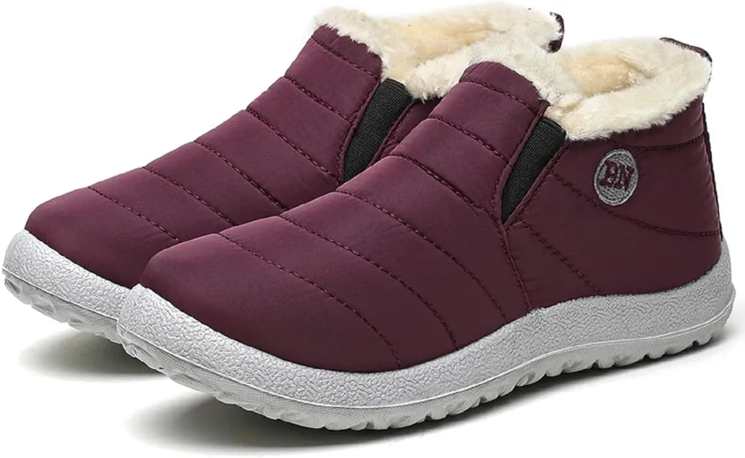 Kapley Vyral Waterproof Winter Boots, Fur Lined Outdoor Anti-slip Waterproof Comfortable Short Boot Comfortable Warm Shoes