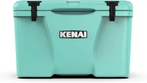 KENAI 25 Cooler | 25 qt Ice Chest Durable Rotomolded Insulated | Made in USA | Warranty for Life | for Beach Boat Camping Fishing Hunting | K25