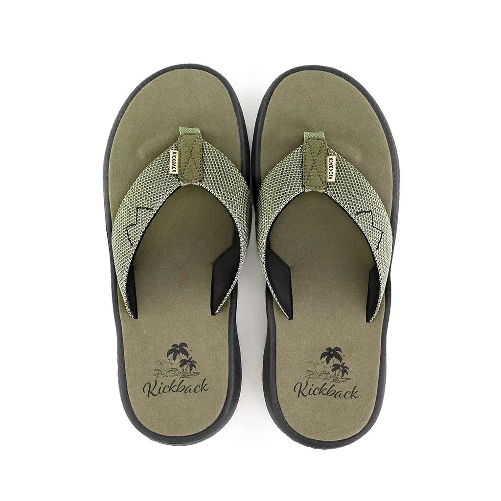 Koloa Flip Flop Khaki/Black