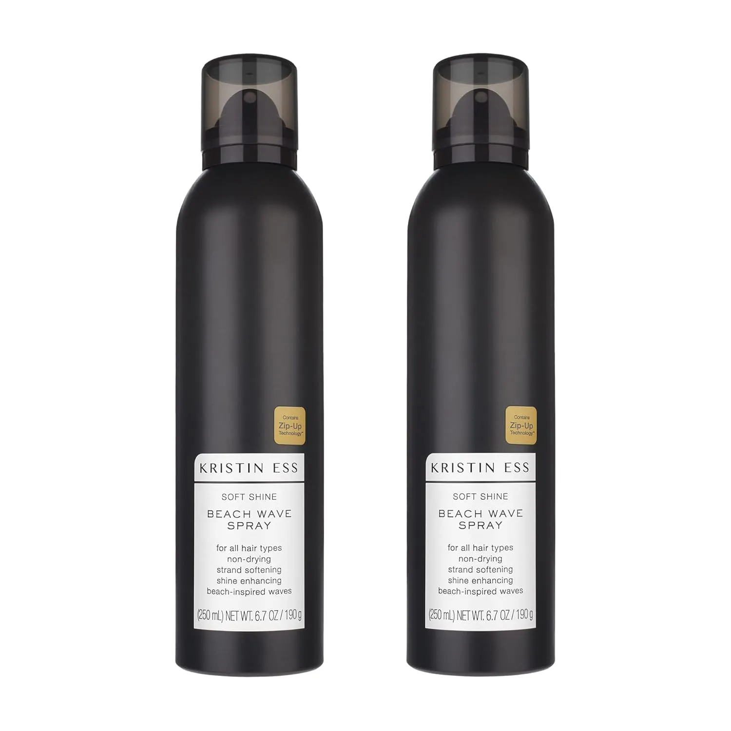 Kristin Ess Hair Soft Shine Beach Wave Hair Spray for Soft Texture   Shine, Non-Drying, Wavy Hair Styling Product, 6.7 oz (Pack of 2)