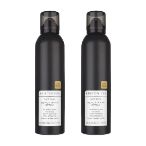 Kristin Ess Hair Soft Shine Beach Wave Hair Spray for Soft Texture   Shine, Non-Drying, Wavy Hair Styling Product, 6.7 oz (Pack of 2)