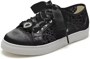 Lace Wedding Sneakers for Bride Low Top Bridal Tennis Shoes Comfortable Wedding Shoes