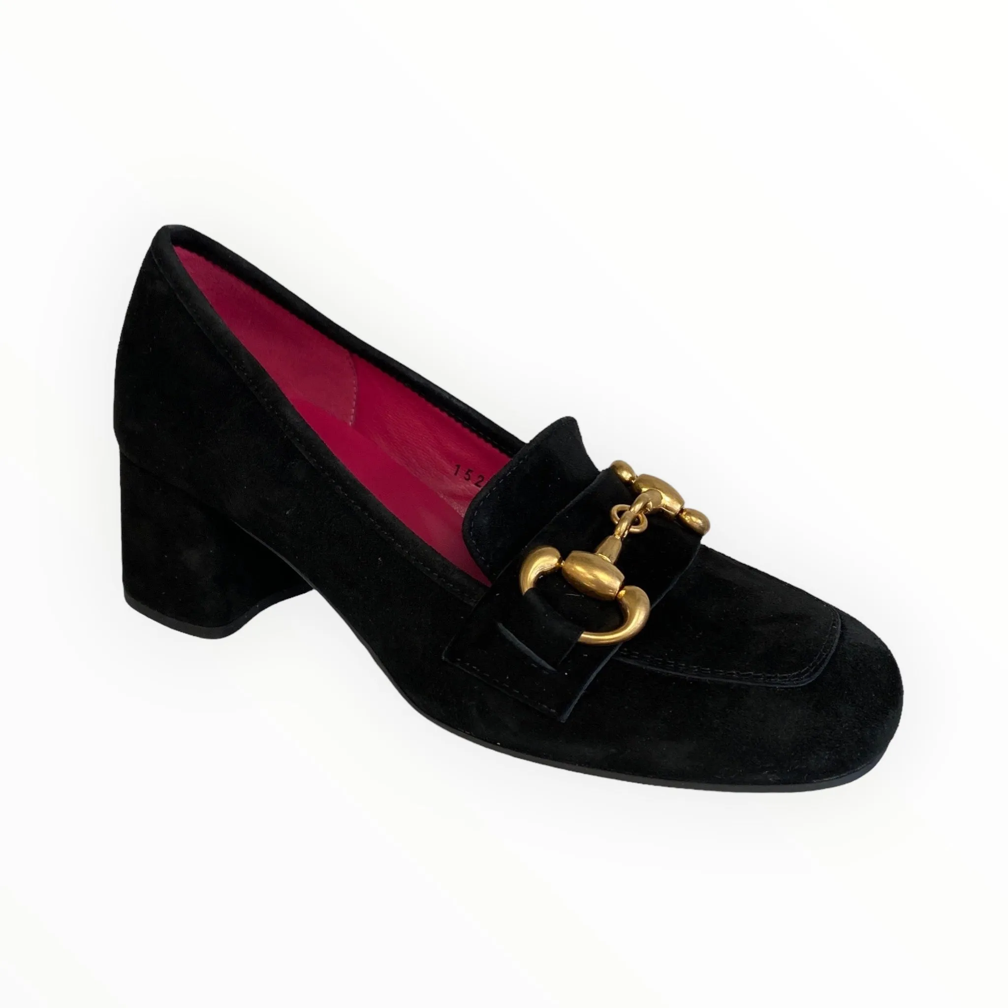 Le Babe Black Suede Shoe