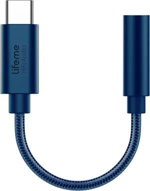 LifemeHIFI Audio D/A Converter Headphone Amplifier,USB C to 3.5mm Headphone Jack Adapter Compatible 21/20Pro Samsung S24/S23 iPad Pro Pixel 9/8/7 (LifmeHIFI Audio)