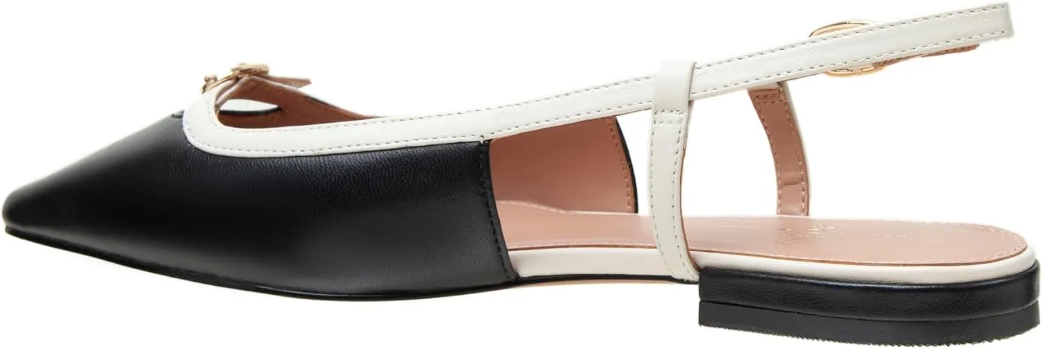 Linea Paolo - Cassidy - Womens Leather Posted Slingback Flats