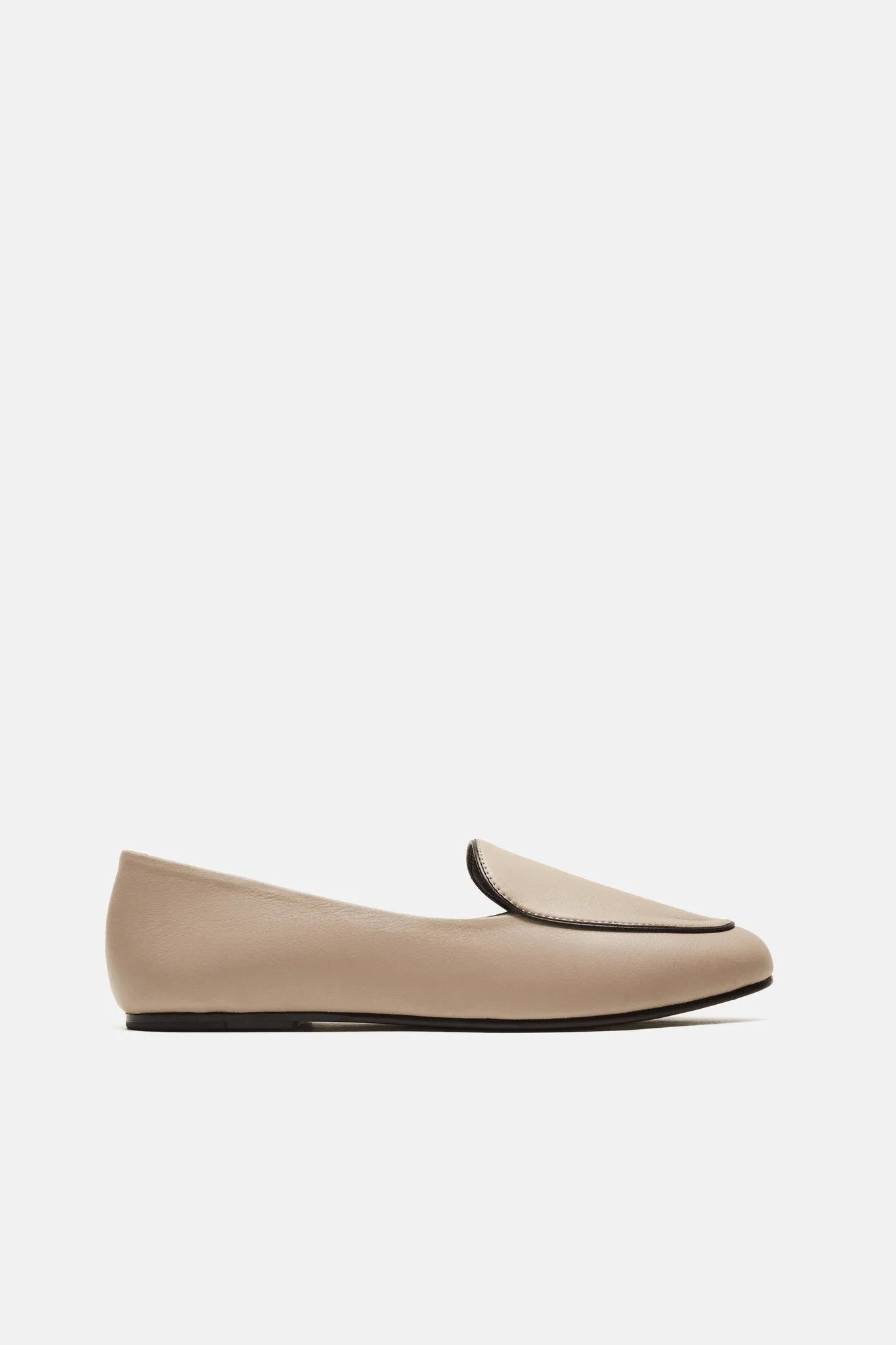 Liza Loafer - Taupe Smooth Calf