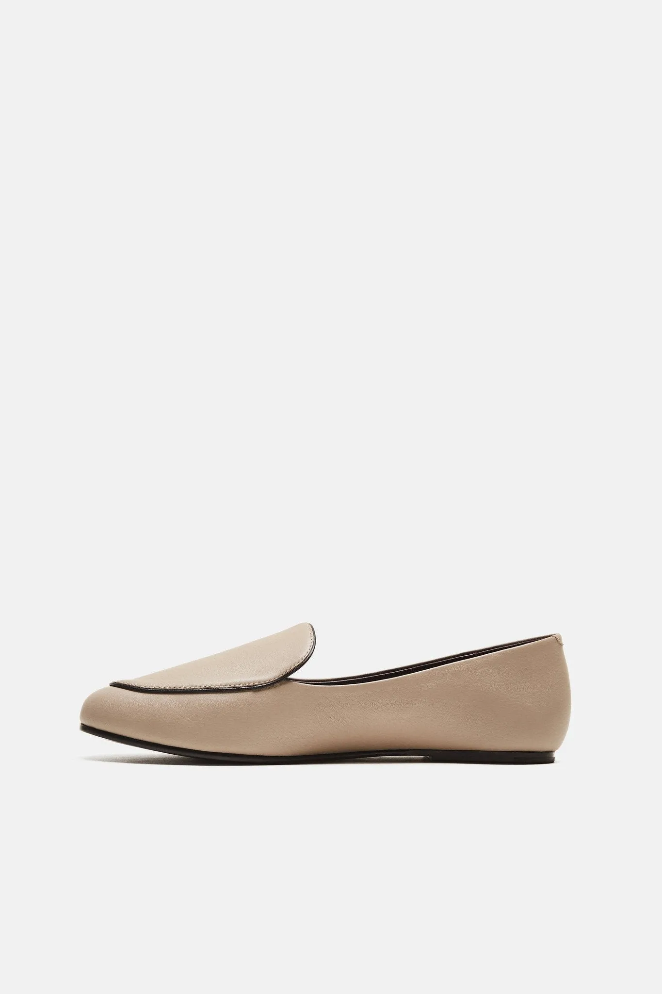 Liza Loafer - Taupe Smooth Calf