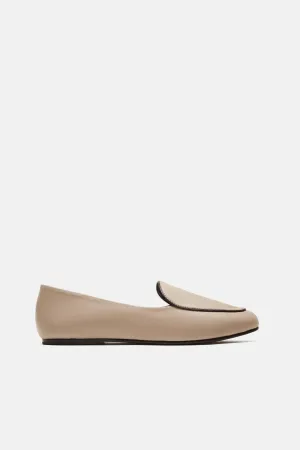 Liza Loafer - Taupe Smooth Calf