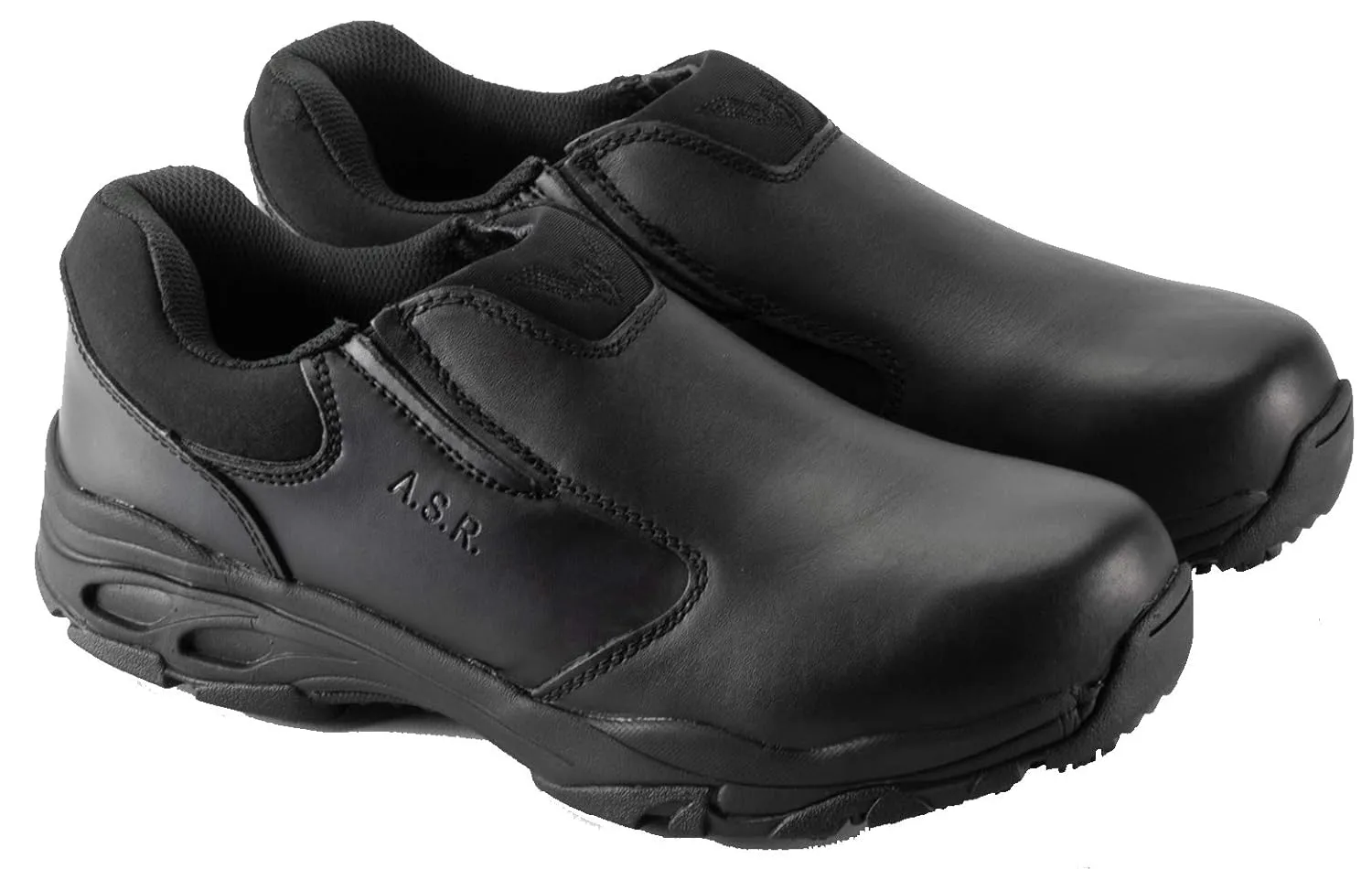Loafer Shoe,9-1/2,M,Black,Composite,PR